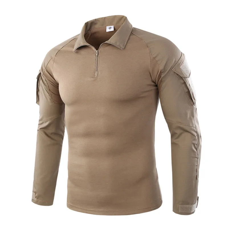 5XL Для мужчин на открытом воздухе камуфляжная Военная Тактическая футболки с