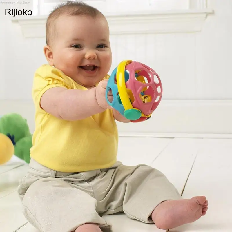 

Baby Toys Fun Little Loud Bell Baby Ball Rattles Toy Develop Baby Intelligence Grasping Toy HandBell Rattle Toys for Baby/Infant