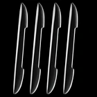 Двери автомобиля прозрачный бамперные полоски наклейки для Защитные чехлы для сидений, сшитые специально для Toyota Corolla Avensis Yaris Rav4 Auris Hilux Prius Camry Celica C-HR Ipsum