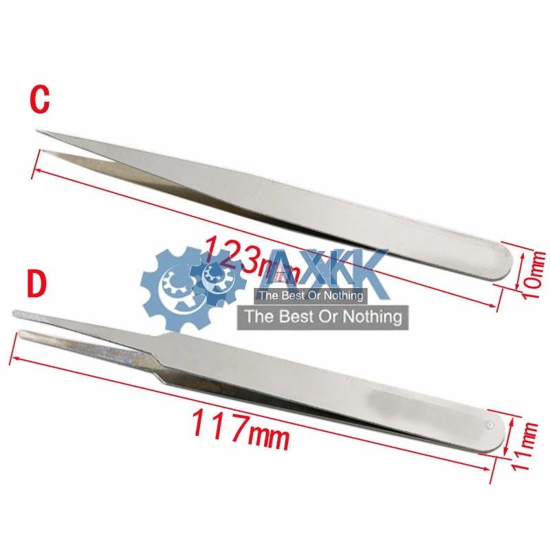 6 шт. Пинцет Набор антикислотных некоррозионных инструментов для ремонта и