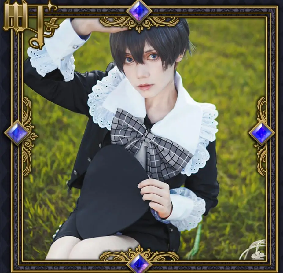 Аниме Черный дворецкий Cos Сиэль фантомхайв косплей костюм мужской