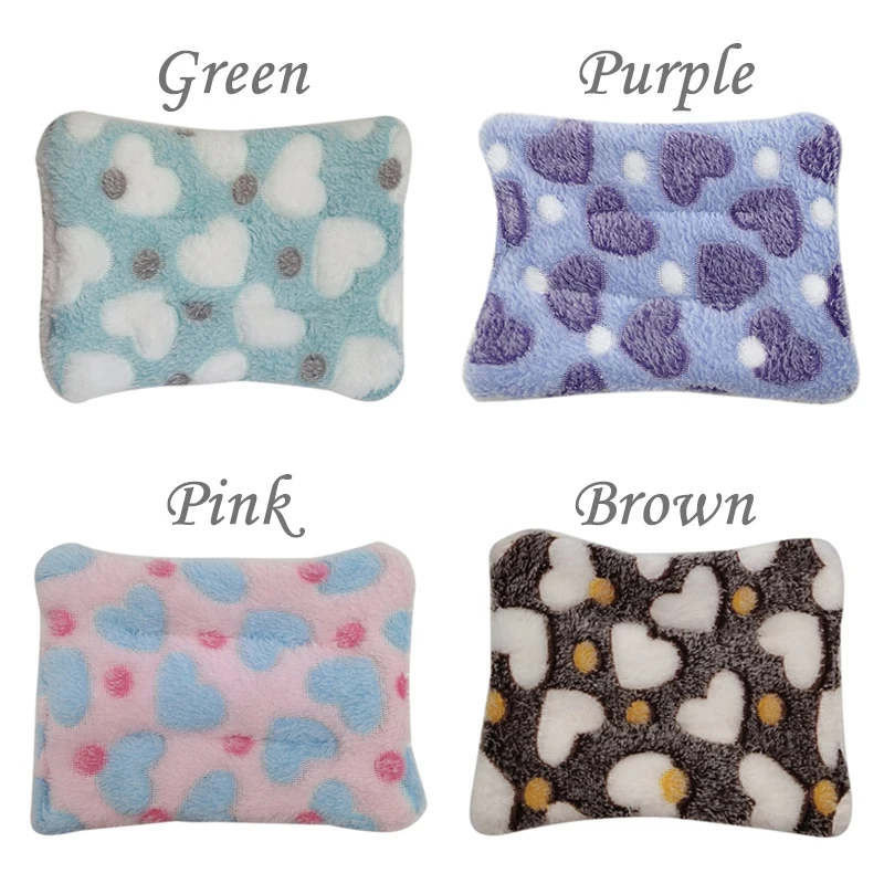 Зимняя теплая маленькая животная Гвинея свинка Хомяк Коврик для кровати