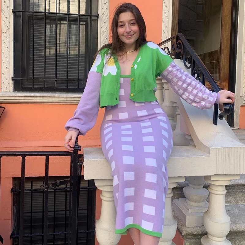 

Sexy Slim Sheath Long Dress Female Summer Spaghetti Strap Backless Plaid Print Sleeveless Woolen Club Green Women Maxi Dresses