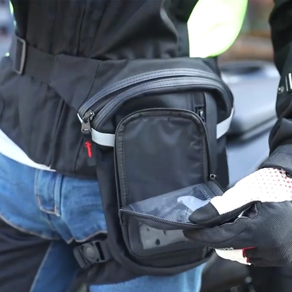 

Adjustable Buckle Oxford Cloth Sport Waterproof Multifunctional Storage Motorcycle Leg Bag Outdoor Quick Release Cycling Zipper