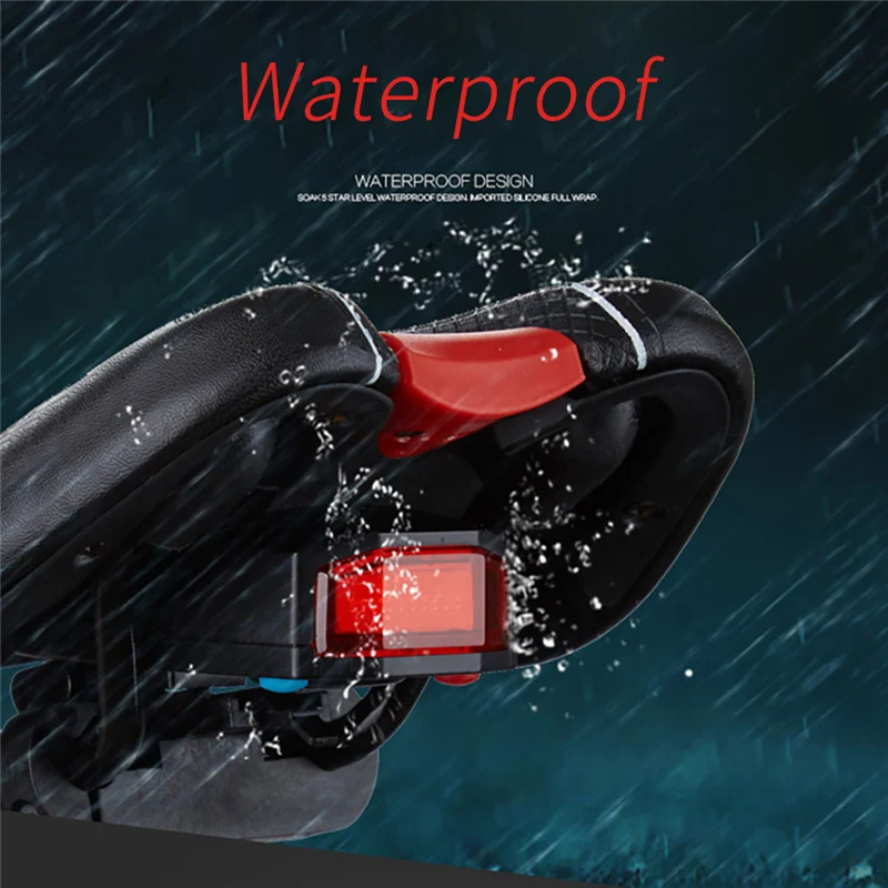 A6 bicycle taillights USB charging mountain bike lights wireless intelligent remote control burglar alarm speakers 50A17 | Спорт и
