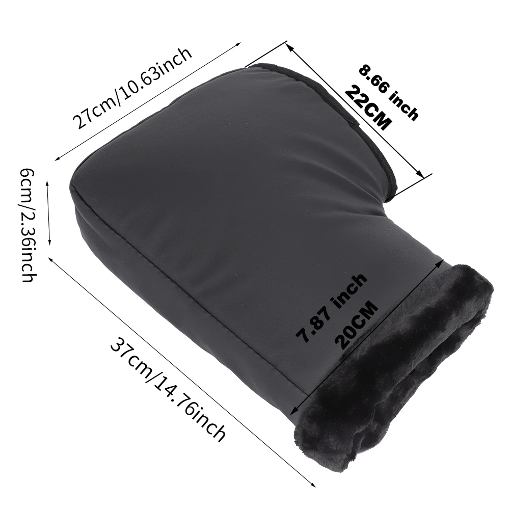 Универсальные мотоциклетные варежки на руль скутера снегохода перчатки для