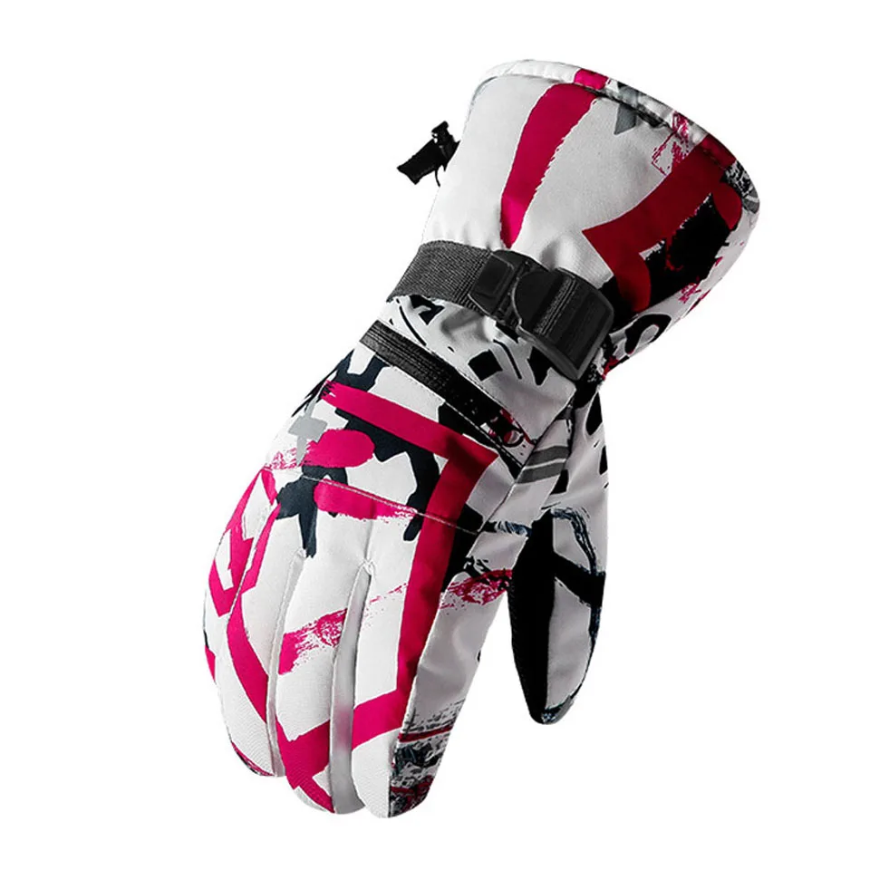 Зимние мужские лыжные перчатки высокого качества каракули женские теплые