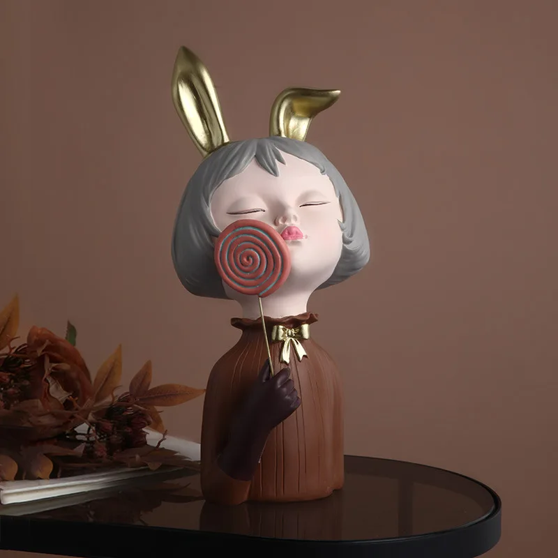 

Nordic Creative Resin Cute Body Art Girl Decoration Wedding Gift Living Room Bedroom Home Decorat Ornaments