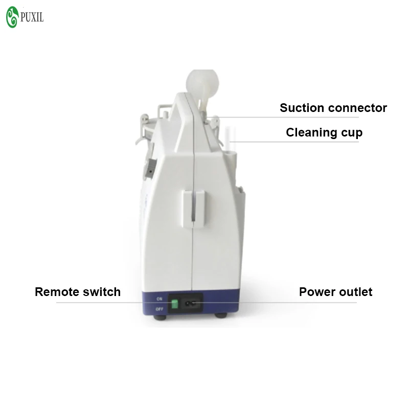 220 В вакуумный дренаж для мокроты устройство откачки портативное пожилых людей