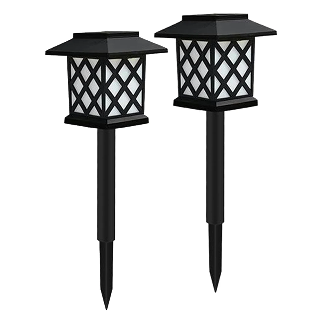 

Set of 2 Solar Powered Garden Lights, LED Solar Yard Lighting for Landscape,Lawn, Patio, Walkway, Driveway Decoration Lighting