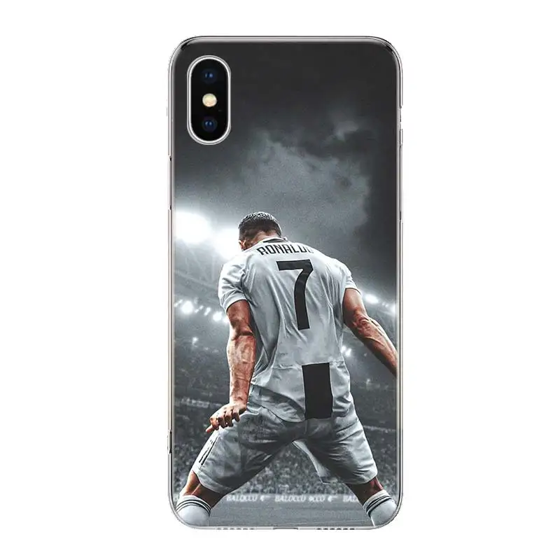 CR7 Cristiano Ronaldo чехол для телефона для iPhone 11 Pro 7 6X8 6S Plus XS MAX+ XR 5S SE 10 Ten Art TPU Coque Capa Shell - Цвет: TW108-1