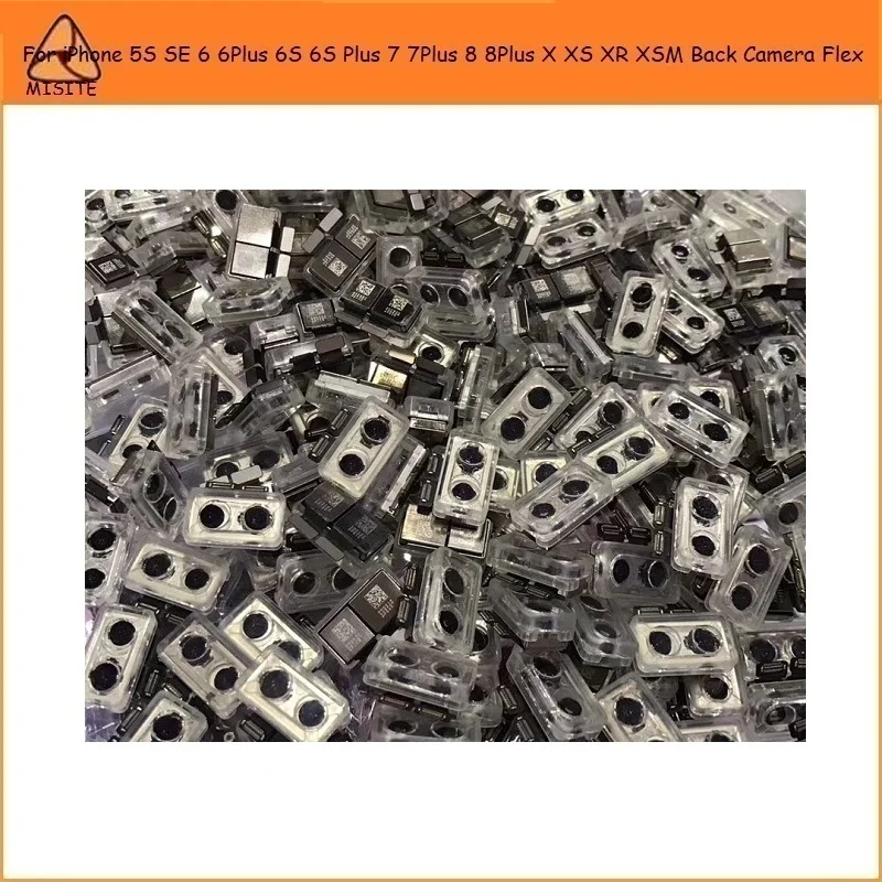

10Pcs/Lot Original For iPhone 5S SE 6 6Plus 6S 6S Plus 7 7Plus 7P 8 8Plus 8P X XS MAX XR XS XSM Back Big Rear Main Camera Flex