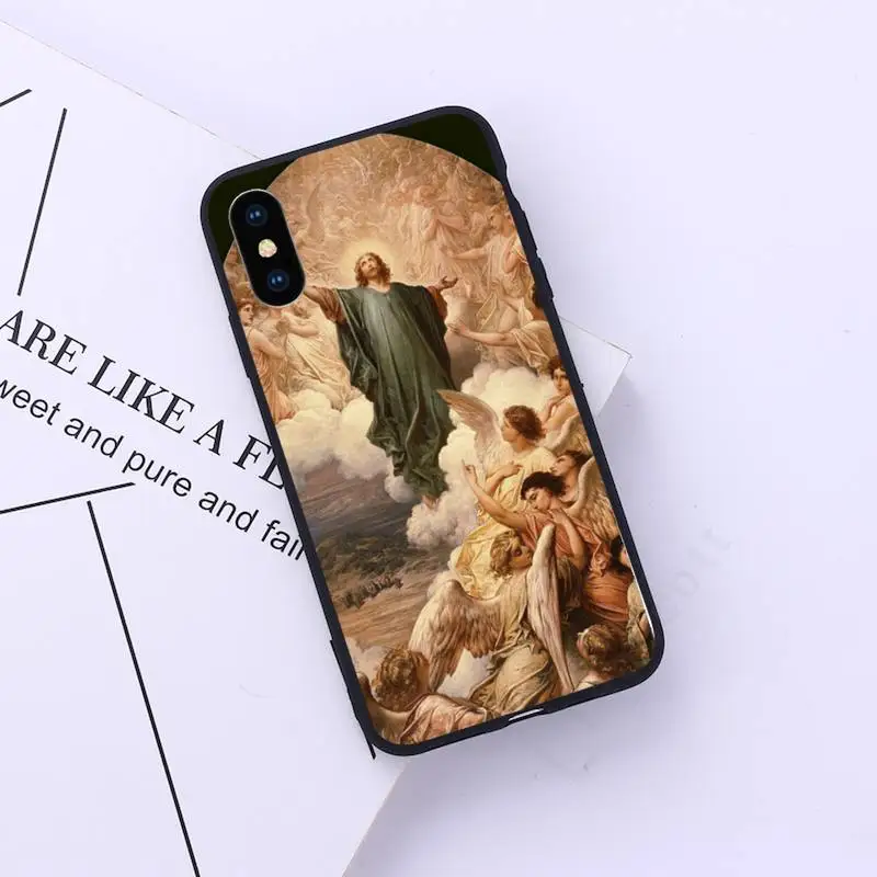 

medieval Middle Ages Oil Painting Phone Case for iPhone 11 12 pro XS MAX 8 7 6 6S Plus X 5S SE 2020 XR