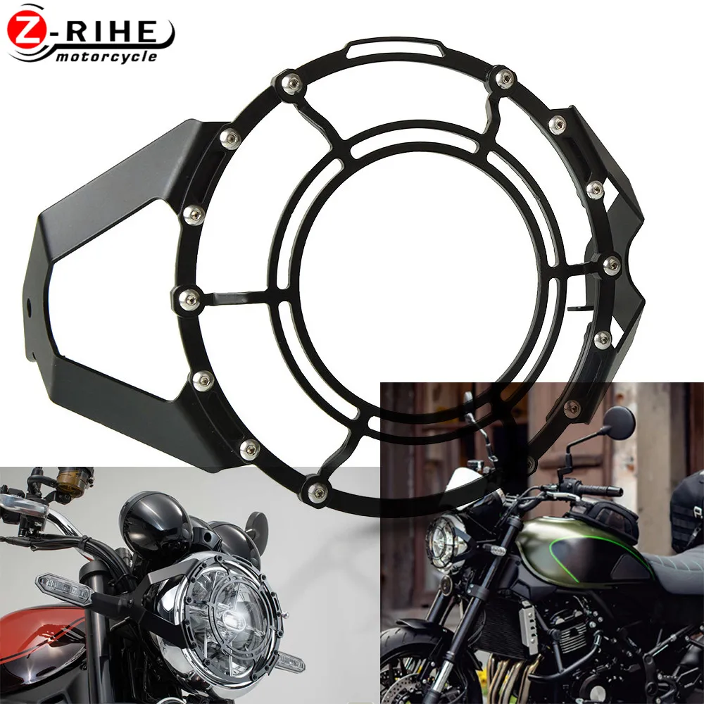 

Motorcycle Accessories For Kawasaki Z900RS Z900 RS 2017 2018 2019 2020 Stainless 1pcs Headlight Grill Guard Cover Protector