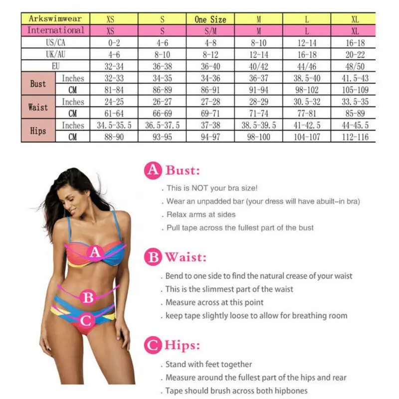 Комплект бикини женский 2 шт. с мягкими чашечками пуш-ап 2020 купальный костюм