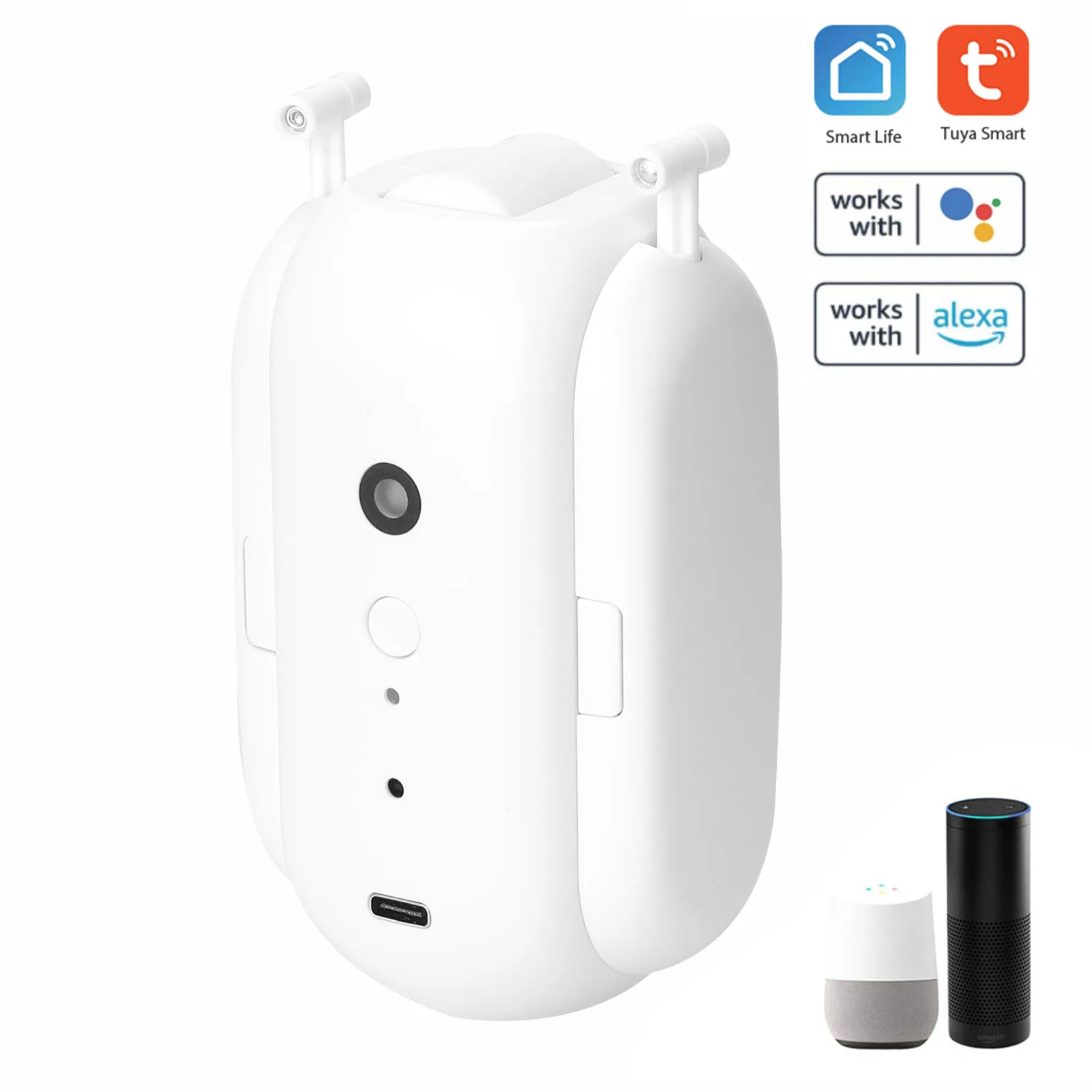 

Tuya Smart Curtain Motor BT Voice Control Swithbot Electric Curtain Robot APP Control Timer Setup for Alexa Google Home Motor