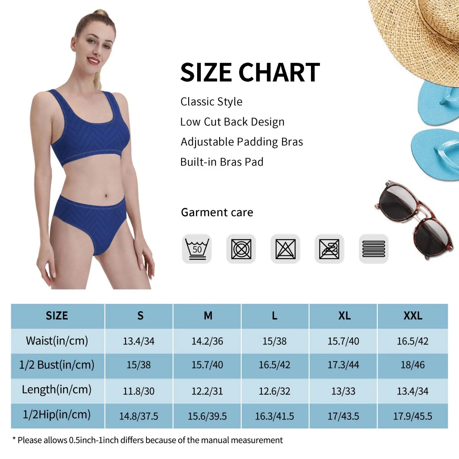 

2020 Kit Pattern Swimsuit one piece Bikini Padded Zig Zag Zigzag Zigzags Blue Shevrons Blues The Blues