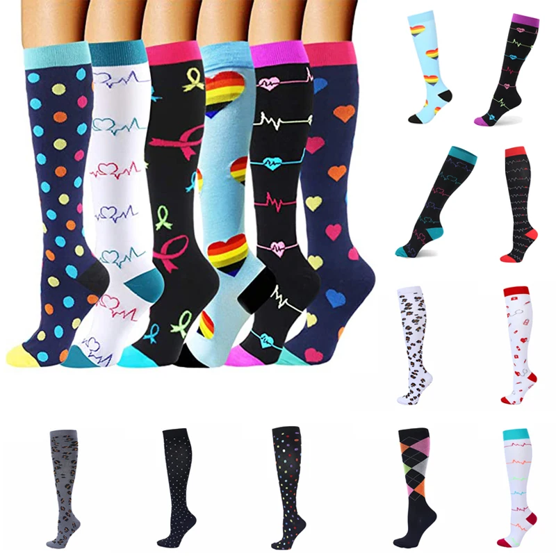 

High Pressure High Elasticity Men And Women Sports Function Compression Running Marathon Jogging Foot Thickened Socks