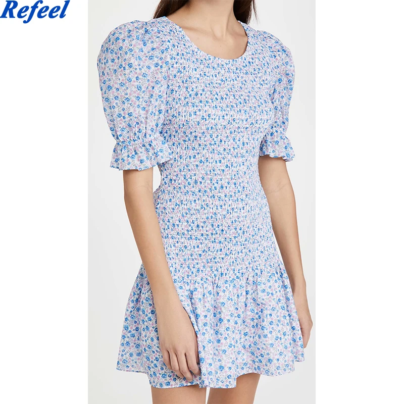 

Женское винтажное платье на бретельках, элегантное ТРАПЕЦИЕВИДНОЕ ПЛАТЬЕ мини с цветочным принтом и оборками, летнее платье для вечерние