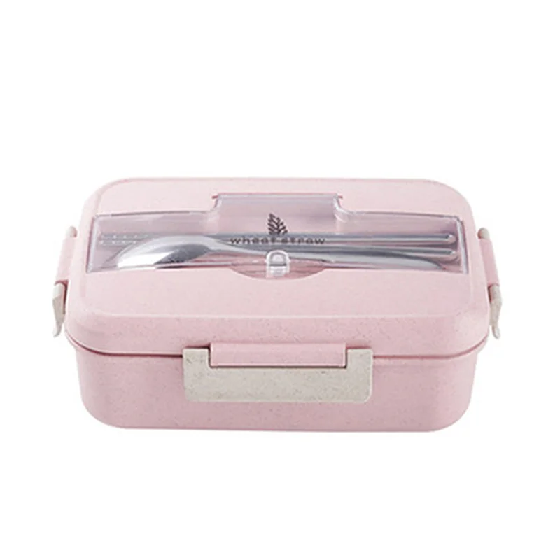 Ланч бокс из пшеничной соломы посуда контейнер для хранения продуктов кухонные