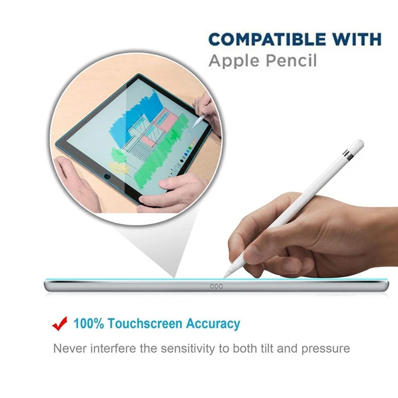Закаленное стекло для защиты экрана Apple IPad Air 2 полное покрытие I Pad 9 7 2018 1 2017 9H