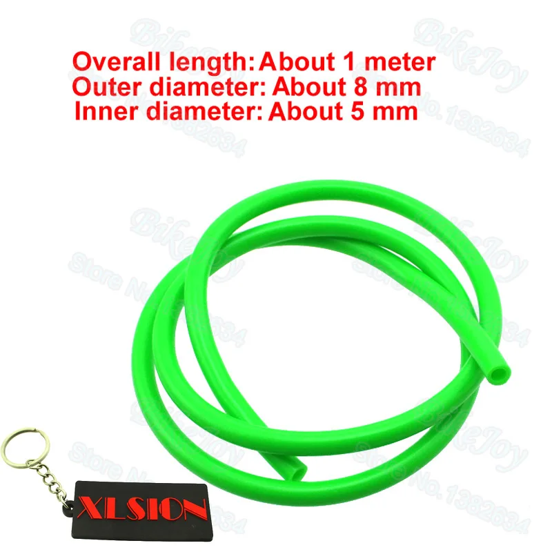 Линия для подачи топлива 1 м 5 мм зеленый цвет мотоциклиста квадроцикла картинга