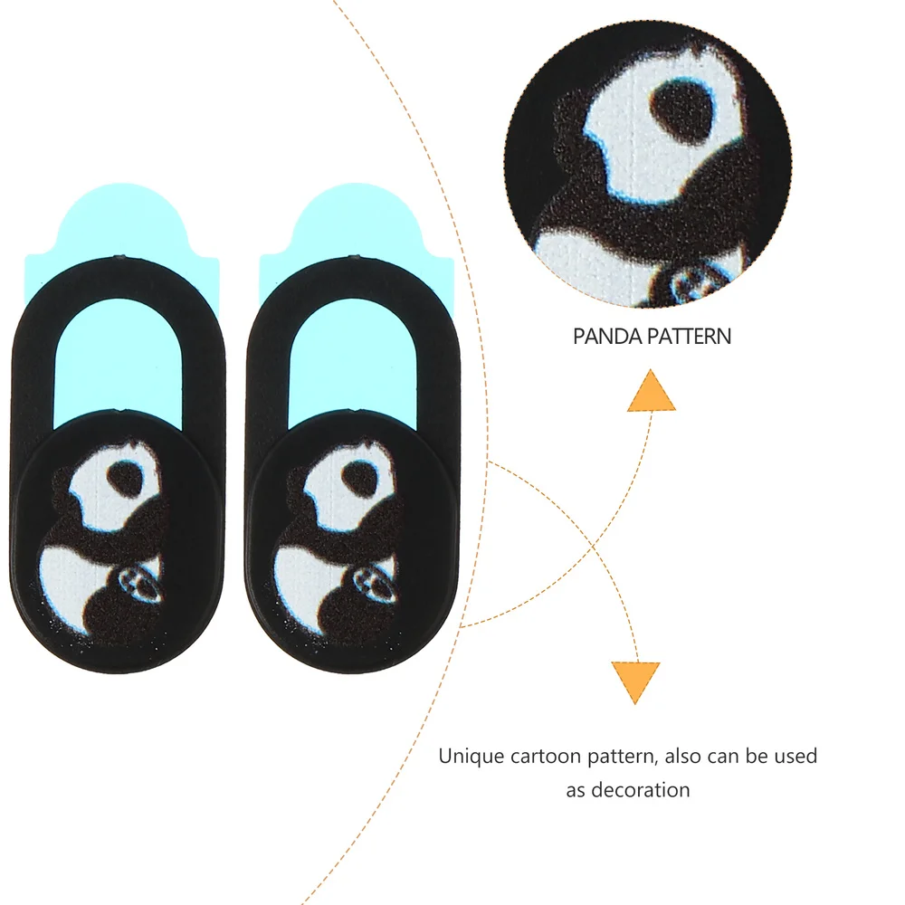 

6pcs Panda Privacy Camera Cover Webcam Lid Webcam Cover Slider Lens Cover