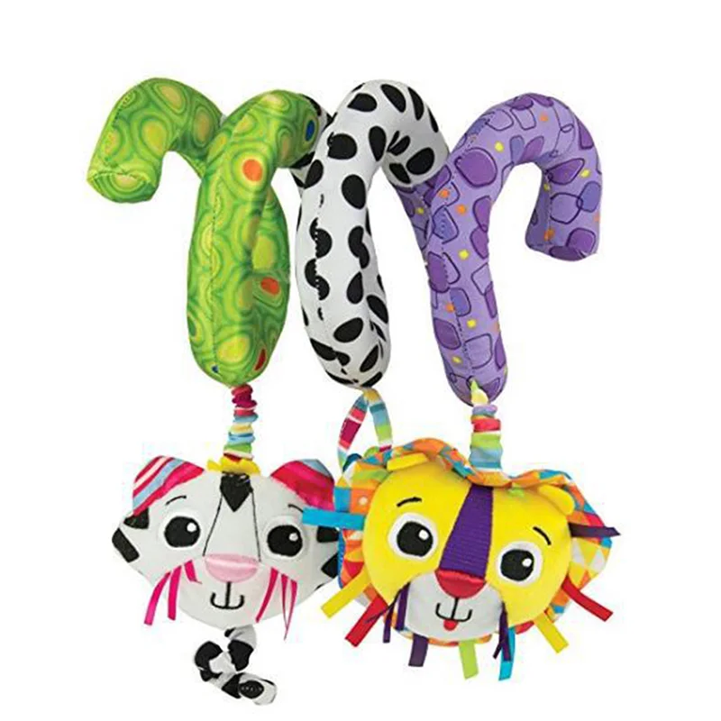 

Hot Baby Rattle Stuffed Plush Doll Magic Mirror Musical Sound Car Bed hanging Toy Toys Bell Ring Toddler Toys Traqueteo