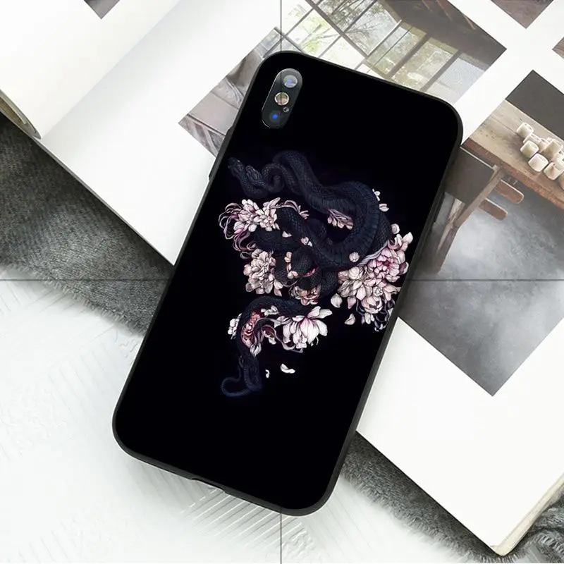 A13 Ruicaica Coral snake animal TPU Silicone Phone Case Cover for Apple iPhone 8 7 6 6S Plus X XS MAX 5 5S SE XR 11 11pro max Cover - Color: A13