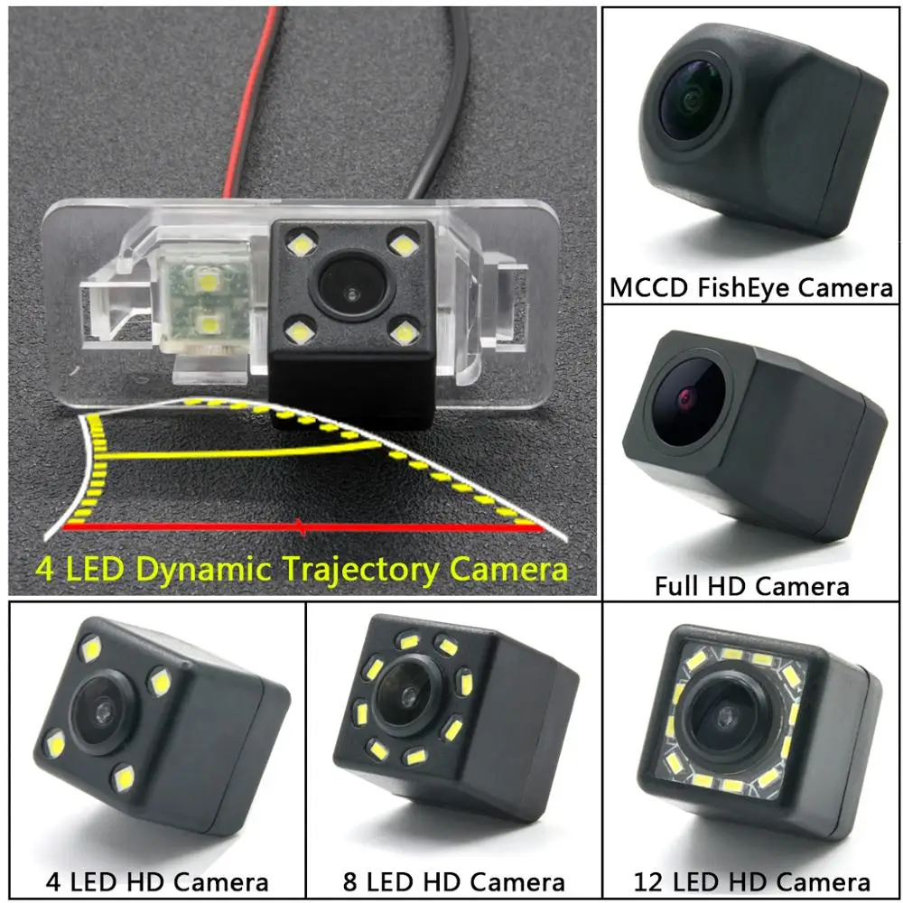 Автомобильная CCD динамическая траектория заднего вида резервная камера для BMW 3