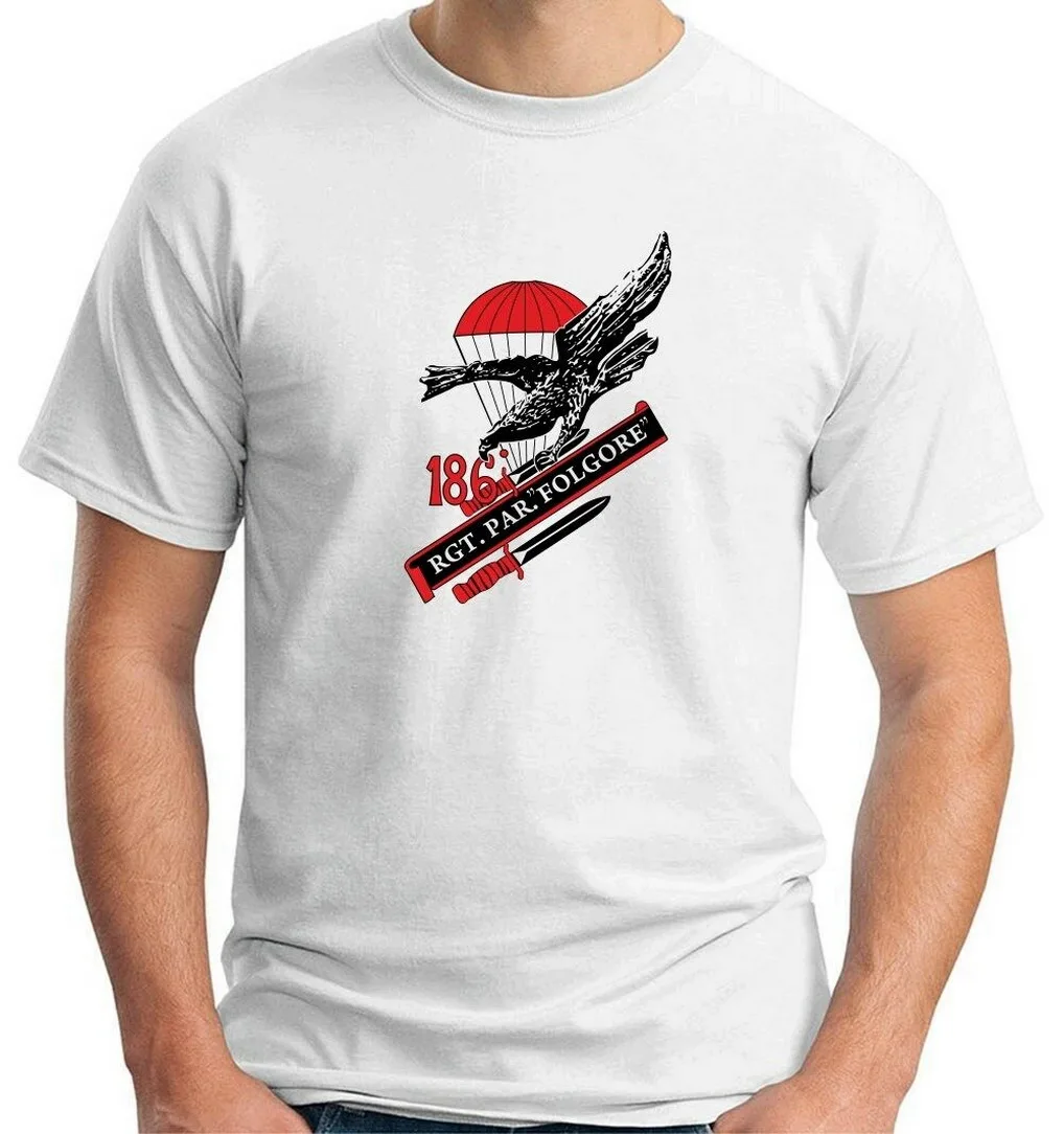 

Shirt Regiment Airborne Folgore T0332 Cotton T-Shirt Man Child Customize O Neck TEE Shirt