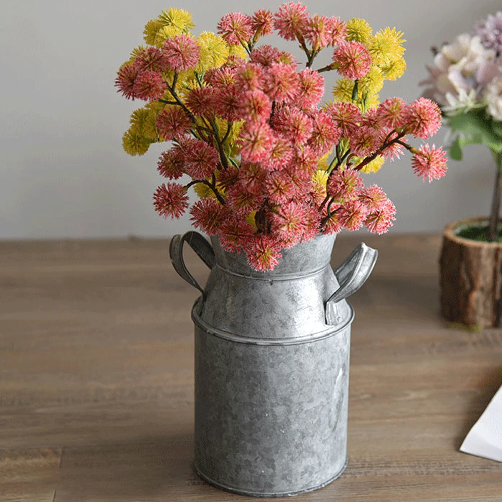 С ручкой для балкона настольный домашний декор ведро цветов поделка молока