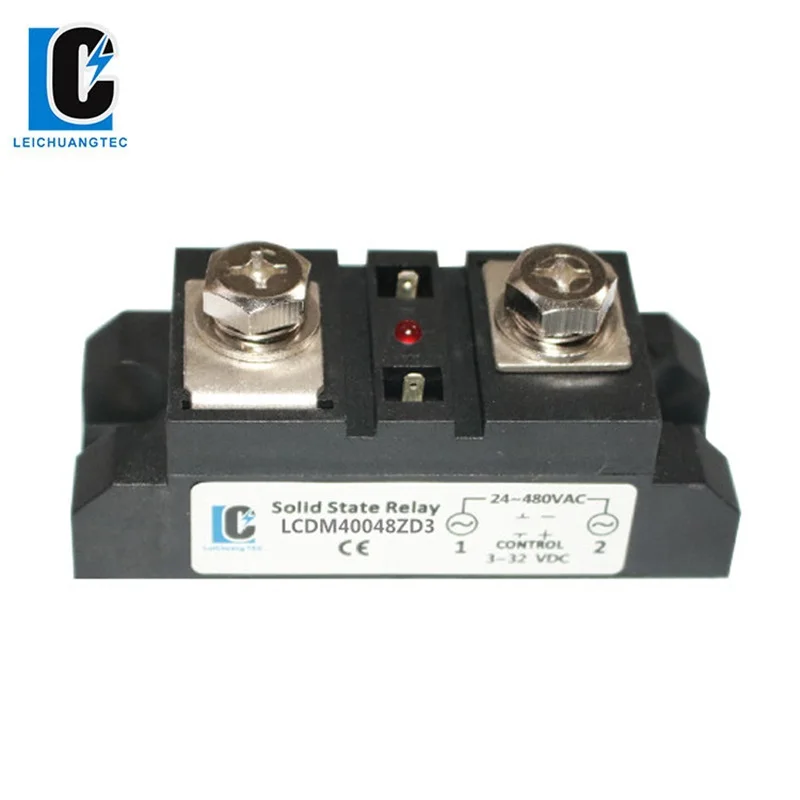 Высокомощное промышленное твердотельное реле постоянного/переменного тока SSR 400A