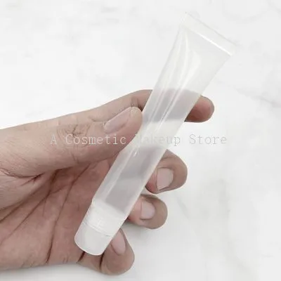 

50pcs 10/15ml lip gloss tubes Lip Balm Soft Hose Makeup Squeeze Sub-bottling Clear Plastic Lip Gloss Tube Container DiY Make Up