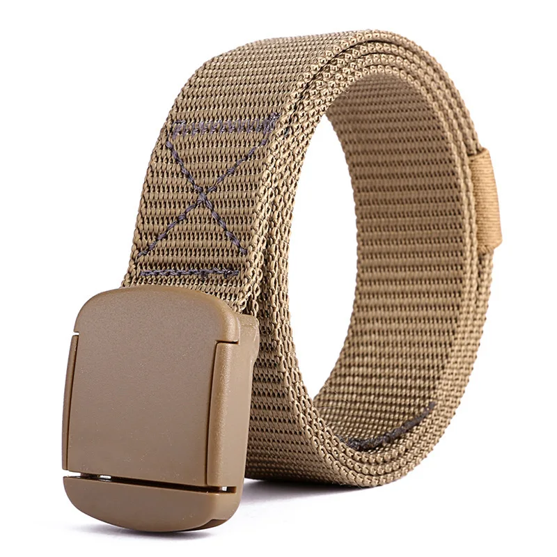 

New fast drying nylon outdoor sports canvas ribbon casual belt military fans training tactical belt