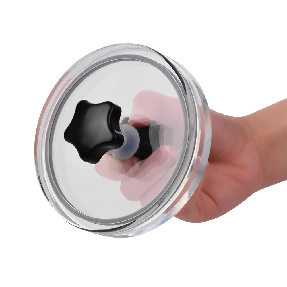 2 Colors Available LP Vinyl Record Cleaner Clamp Vinyl Record Lable Saver Protector Waterproof Acrylic