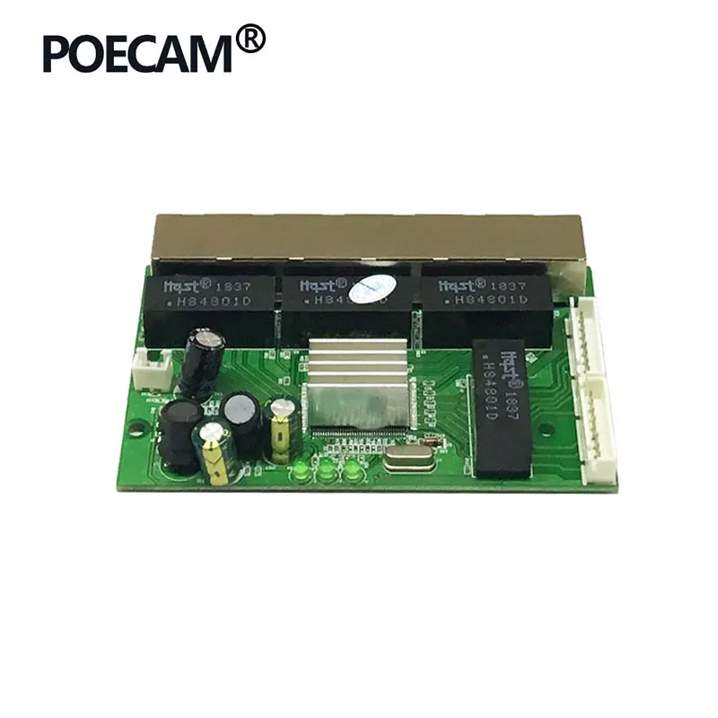 8 портовый гигабитный коммутационный модуль Unmanage 6 s 10/100 Мбит/с Rj45 2 шт. контактный