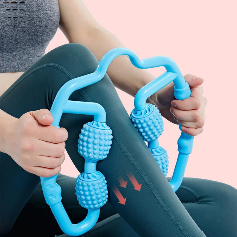 

2021 Yoga Massage Roller Trigger Point Massage Rollers for Arm Leg Neck Muscle Tissue for Fitness Gym Pilates Sports Accesories
