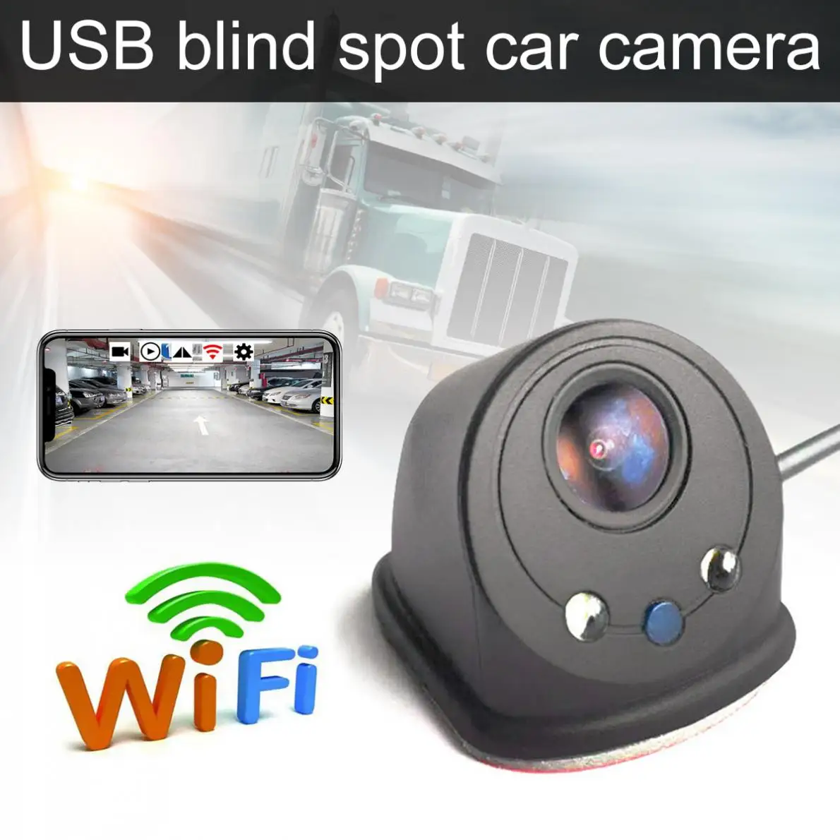 Автомобильная камера заднего вида с поддержкой Wi-Fi USB IOS /Android | Автомобили и