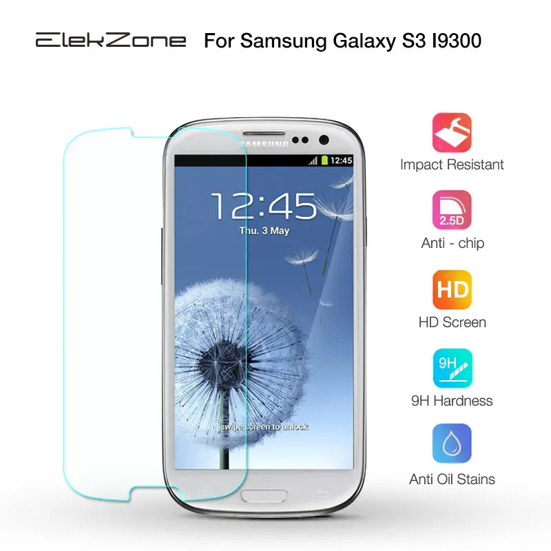 Защитное стекло для Samsung Galaxy s3 S3 I9300 защита экрана Защитная пленка | Мобильные