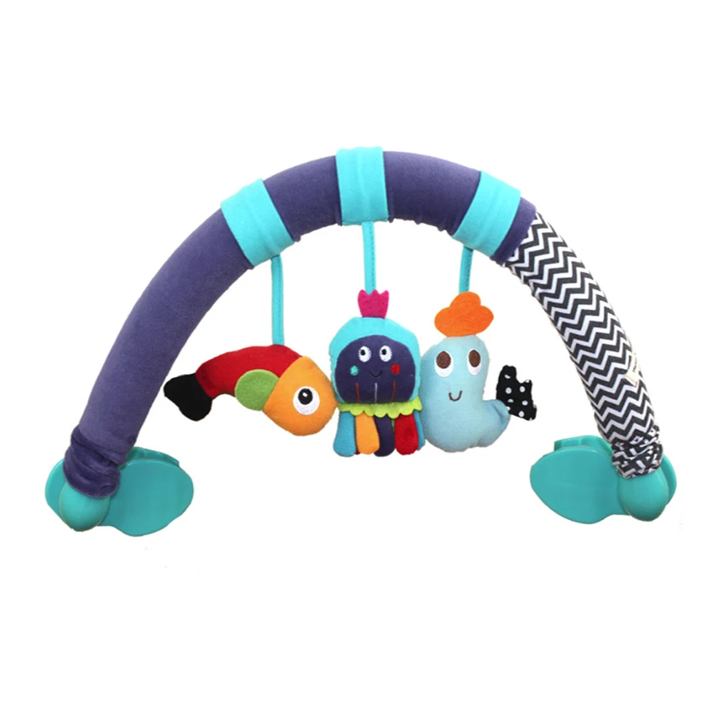 Регулируемый зажим музыкальные погремушки висит Детская кровать кукла ткань