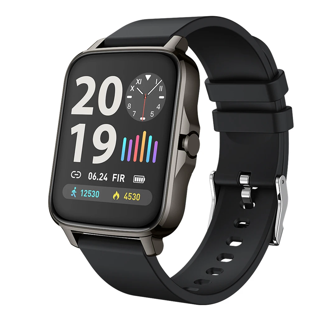 

Спортивные Смарт-часы Ruilongyin с настраиваемым циферблатом, пульсометром, тонометром, музыкальным управлением, браслет 1,69 дюйма, Смарт-часы дл...