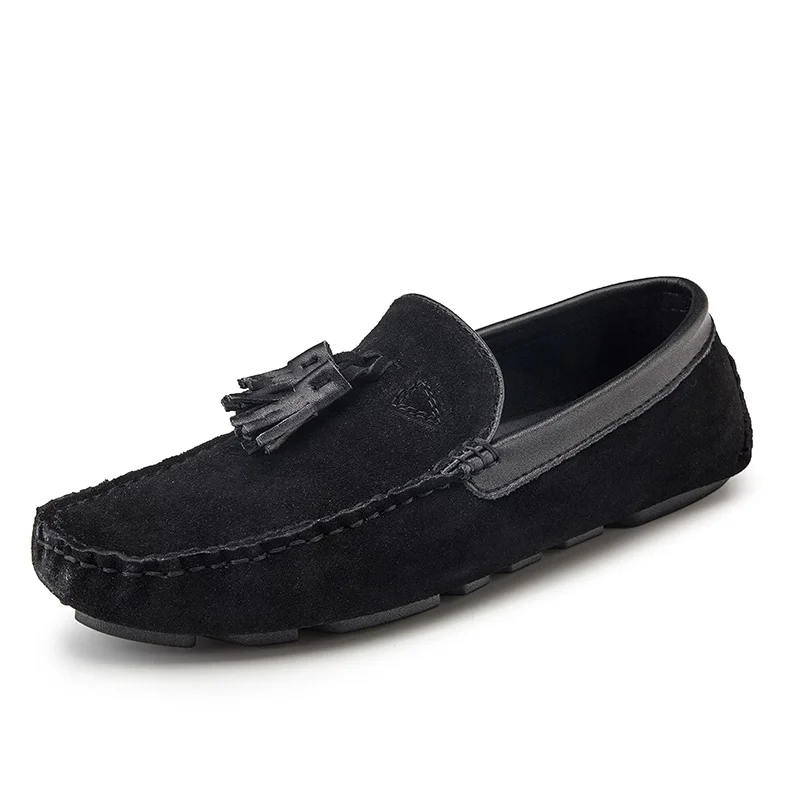 

Tassel Men's Loafers Soft Moccasins Suede Shoes Men High Quality Summer Shoes Man Business Casual Flats Driving Shoes Fashion