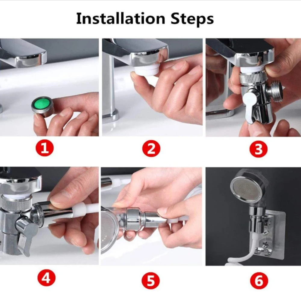 bathroom faucet external shower handheld sprayer sprinklerbasehosevalve set for hand basin sink shower faucet free global shipping