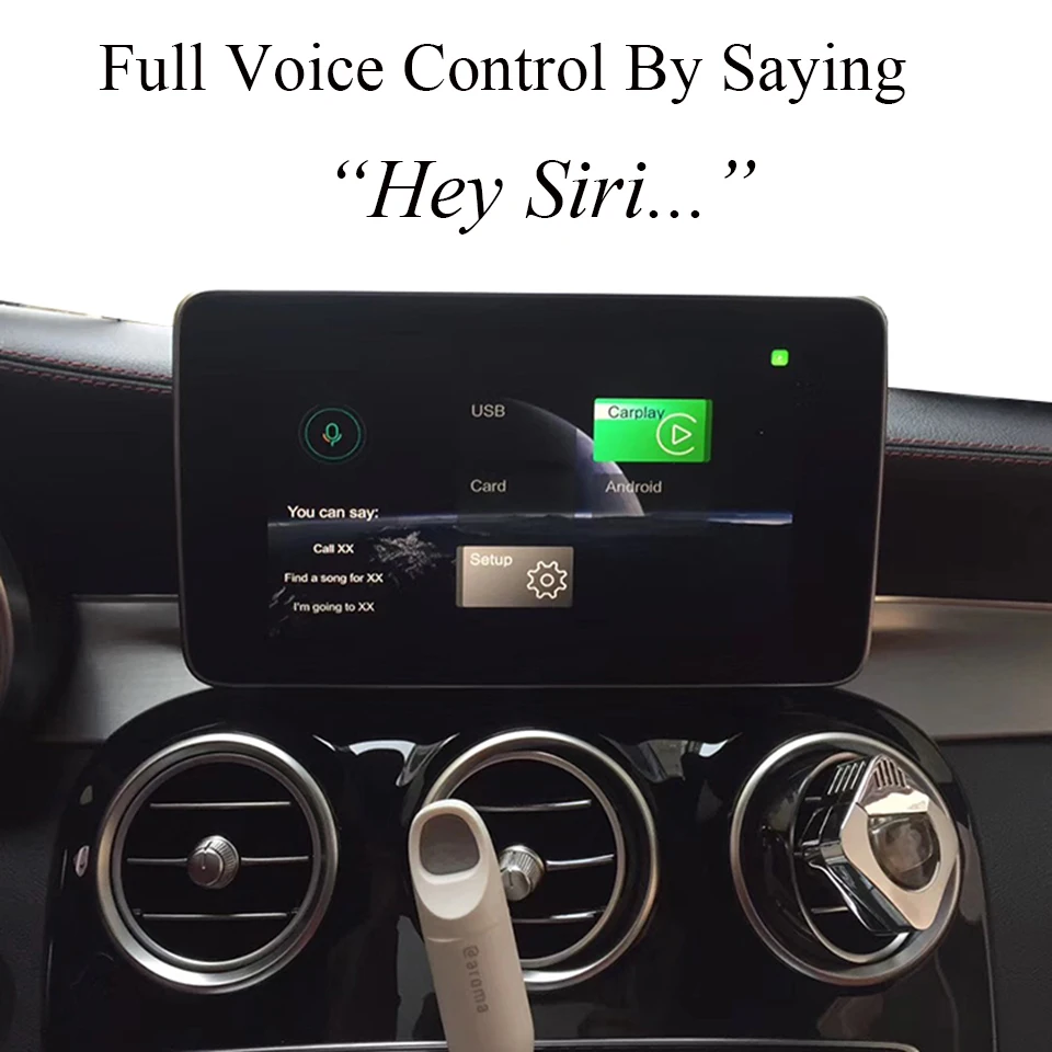 Включает в себя заднюю камеру беспроводной интерфейс Apple CarPlay для Mercedes CLA Class C117