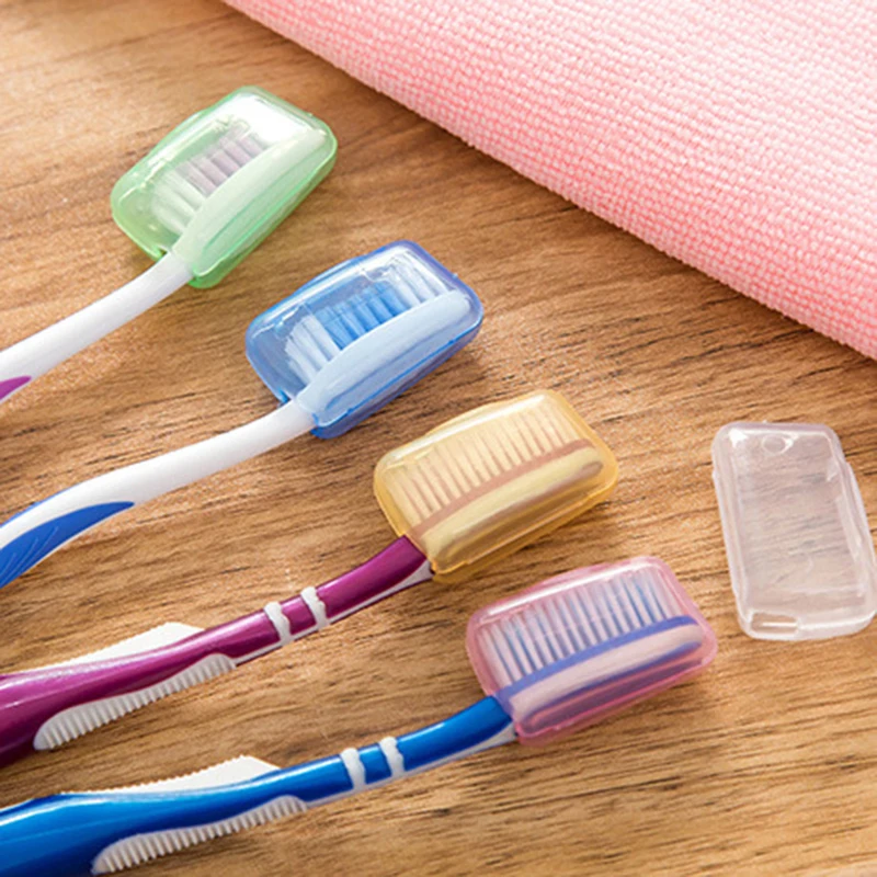 

5pcs Portable Travel Toothbrush Head Holder Case Cover Wash Germproof Brush Cap Protect cover Toothbrushe Box