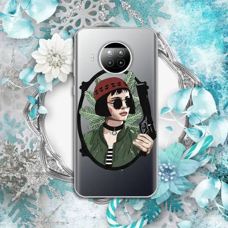 

Leon Matilda Natalie Portman Movie Phone Case Transparent for Xiaomi Redmi note 10 t 8 9 pro lite 11