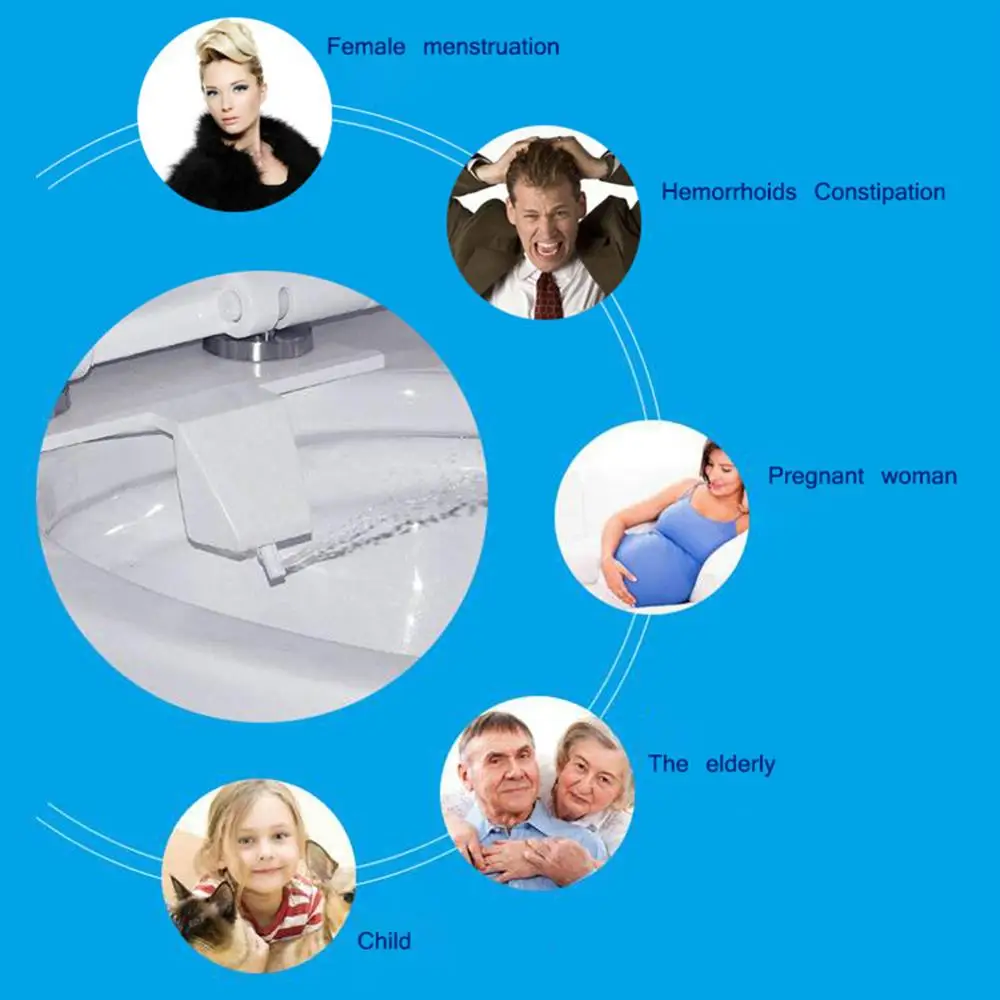 Новый стиль неэлектрическое умное механическое биде для ванной комнаты сиденье