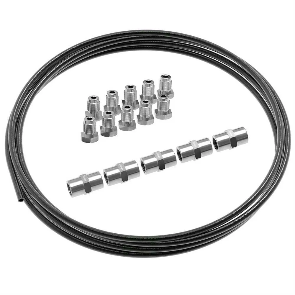 

5mm Car Motorcycle Brake Oil Hose Brake Line Universal Motorbike Stainless Steel Braided Pipeline Practical To Use