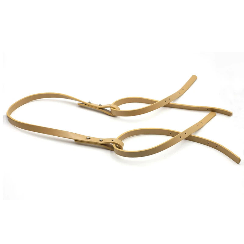 1pc High Quality PU Leather Handbag Shoulder Handle Strap Brown Black Long Shoulder Strap for DIY Handmade Woven Bag Accessories